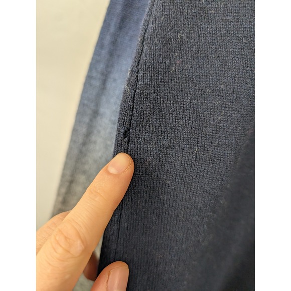 Vince Wool Cashmere Ombre Long Sleeve Sweater Top M Quiet Luxury Cottagecore - Picture 10 of 11